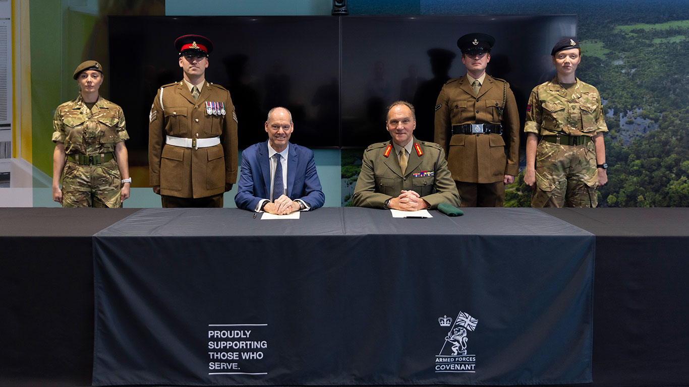 Mace pledges its continued support for British Armed Forces