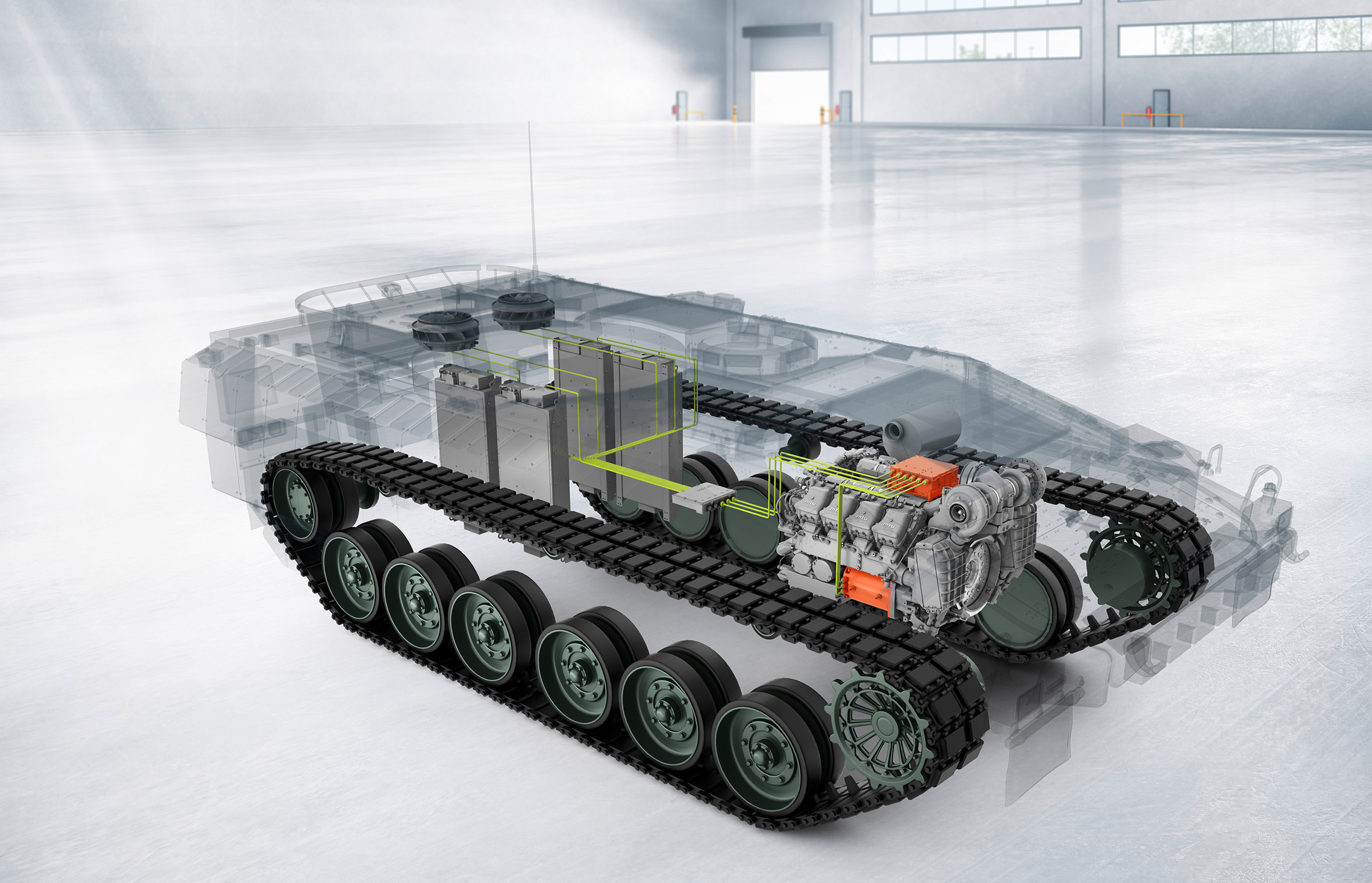 Rolls-Royce introduces mtu propulsion concepts for military vehicles