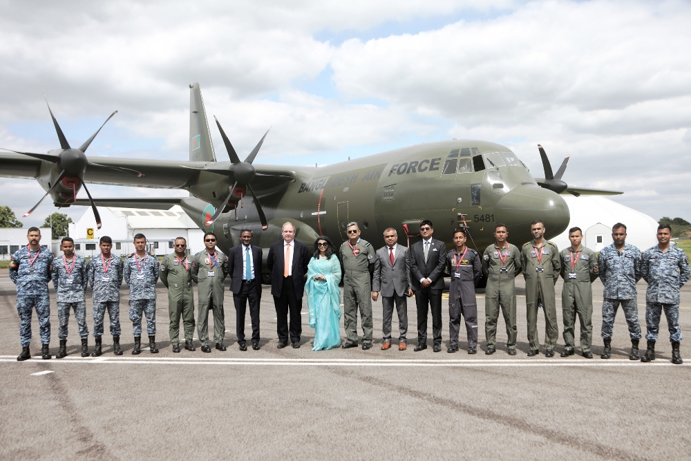 Marshall delivers C-130J to Bangladesh Air Force