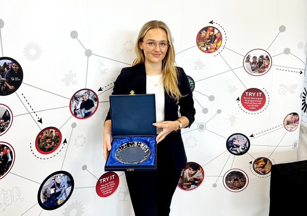 Raytheon UK graduate Holly Sauntson wins Rising Star award