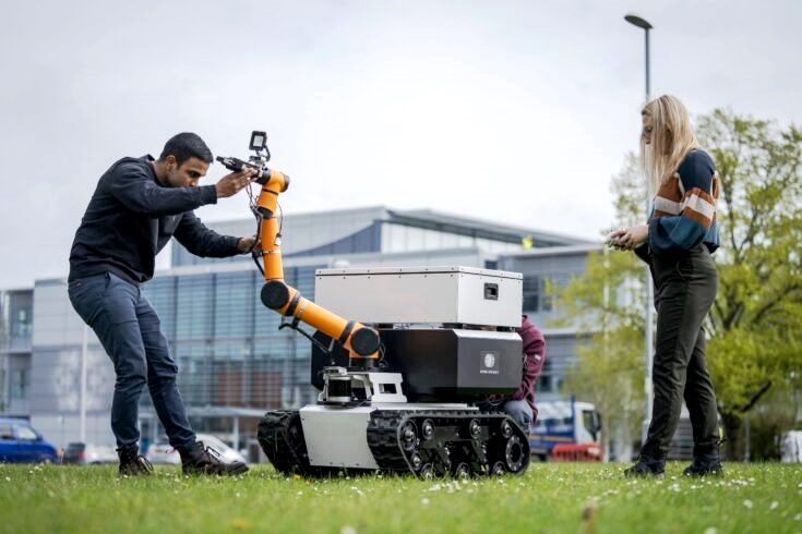 AI robot for hazardous incidents secures £1m