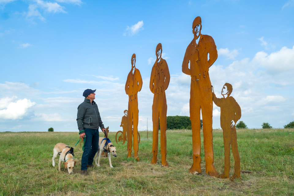 Respect The Range art installed in Wiltshire