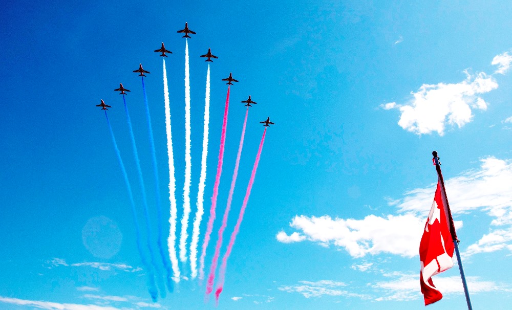 Red Arrows begin 2024 Canadian Tour