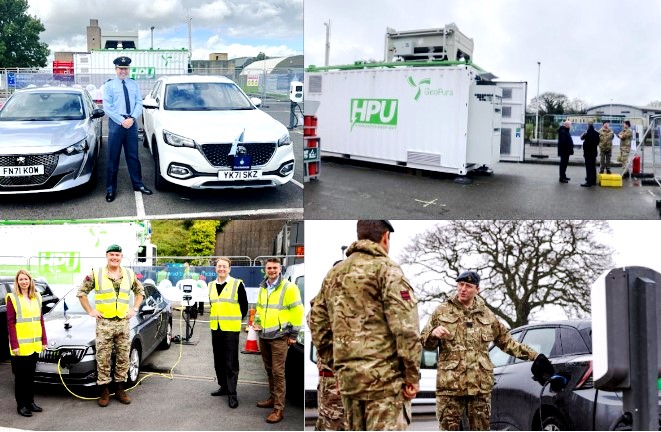 MoD and GeoPura advance green energy at UK defence sites