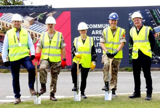 British Army accommodation build begins at Upavon