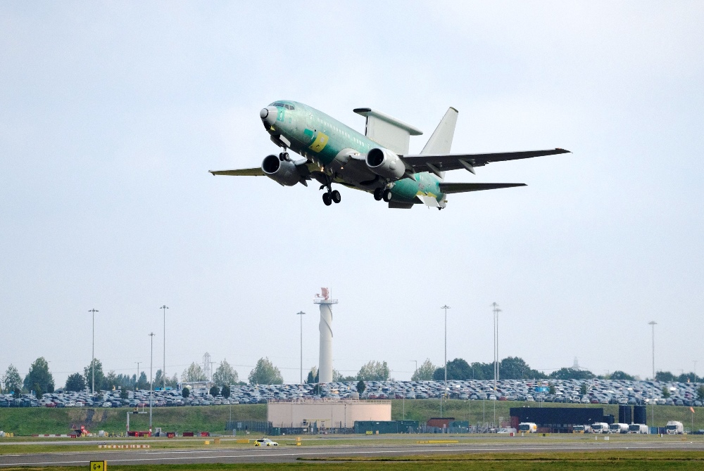 Boeing completes first flight of E-7 Wedgetail for RAF