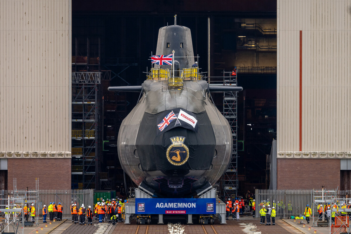 Sixth Astute Class submarine launched