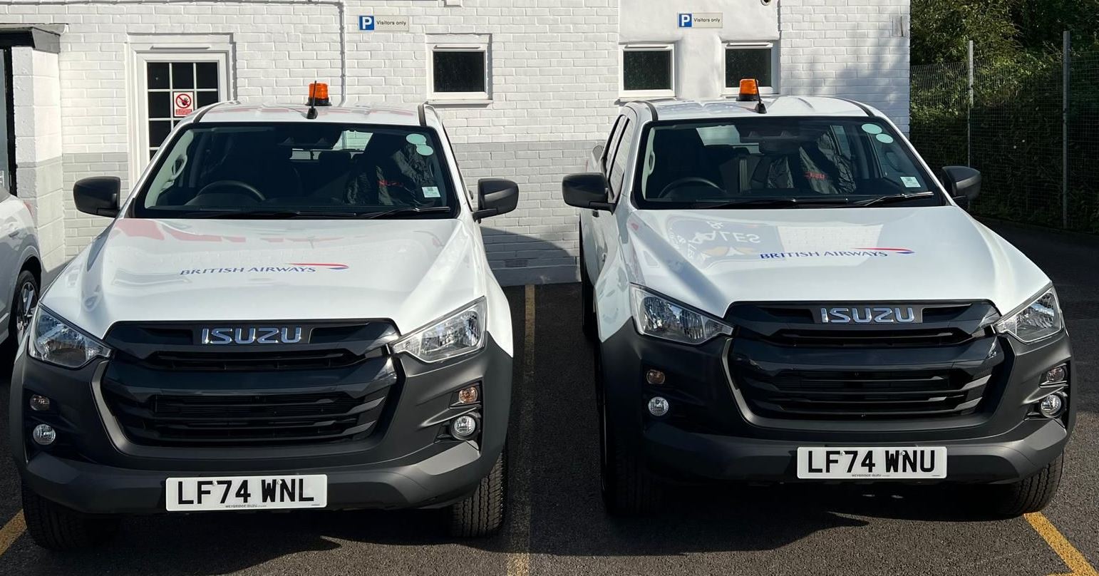 BA expands Isuzu D-Max pick-up fleet at Heathrow