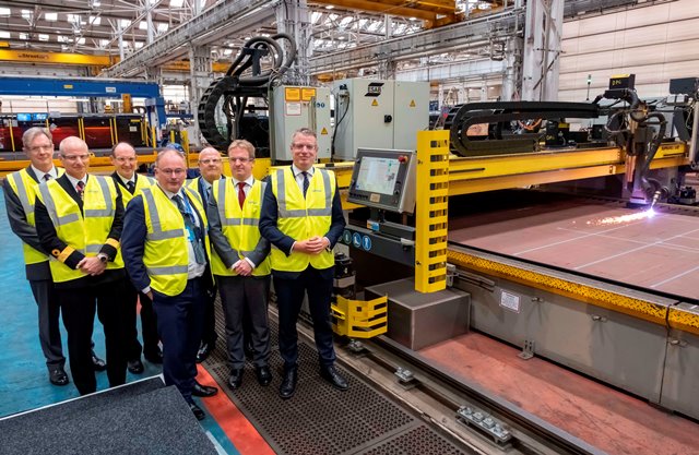 Babcock cuts steel on HMS Formidable