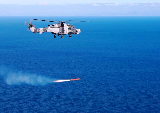 Sea Venom completes first guided firing from Royal Navy Wildcat