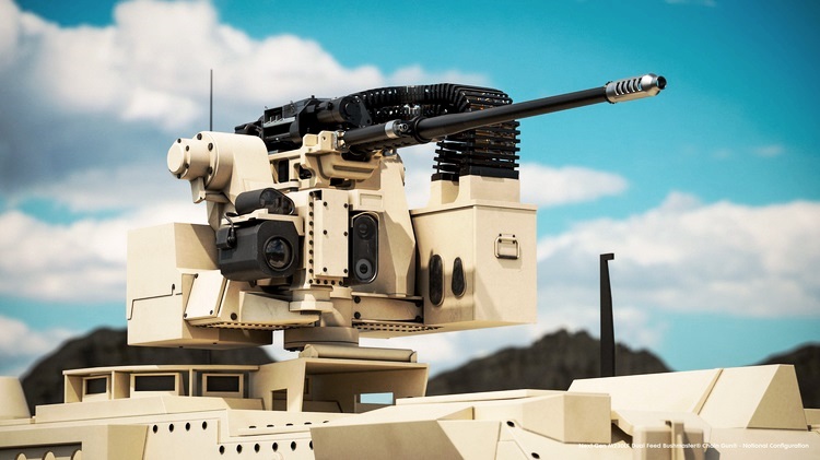 Northrop Grumman unveils next-gen M230LF Dual Feed Bushmaster Chain Gun