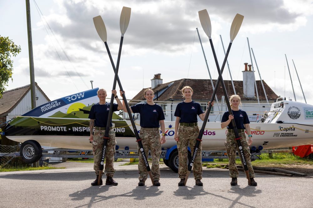 Leidos teams up with UK military’s first all-female team to row the Atlantic