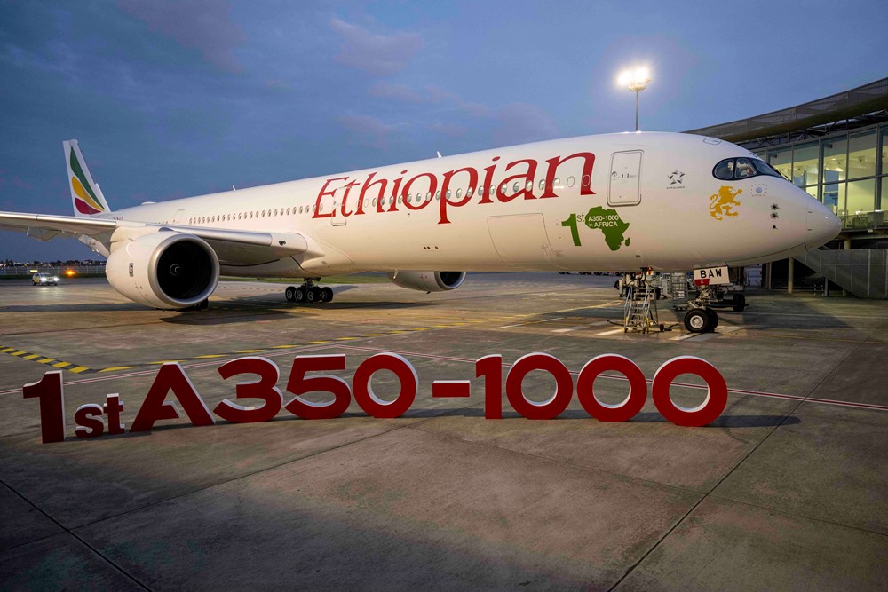 Ethiopian Airlines takes delivery of Africa’s first A350-1000