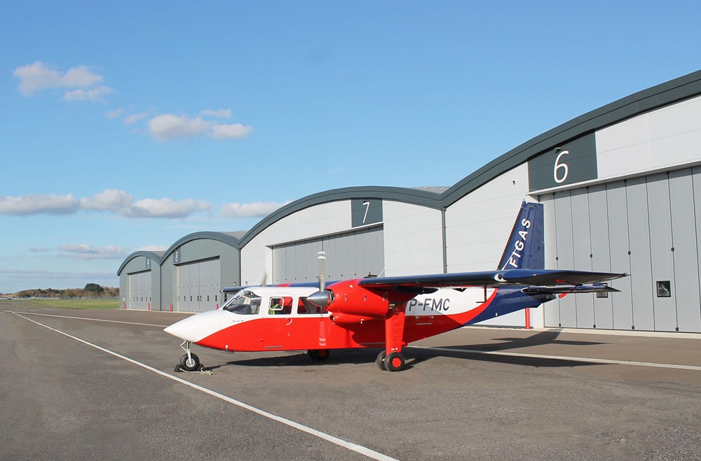 Falkland Islands Government signs for BN2B-26 Islander aircraft