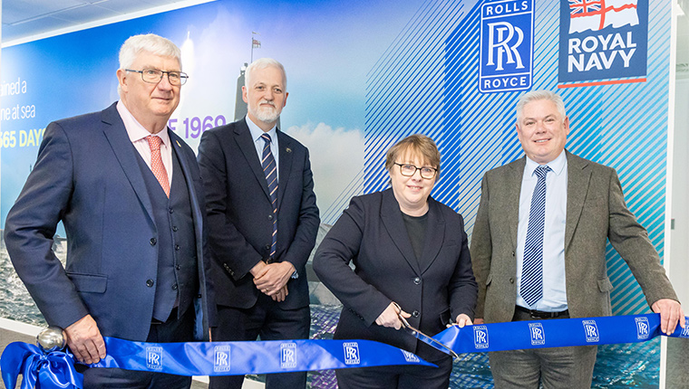 UK Minister for Defence Procurement and Industry opens Rolls-Royce office in Glasgow