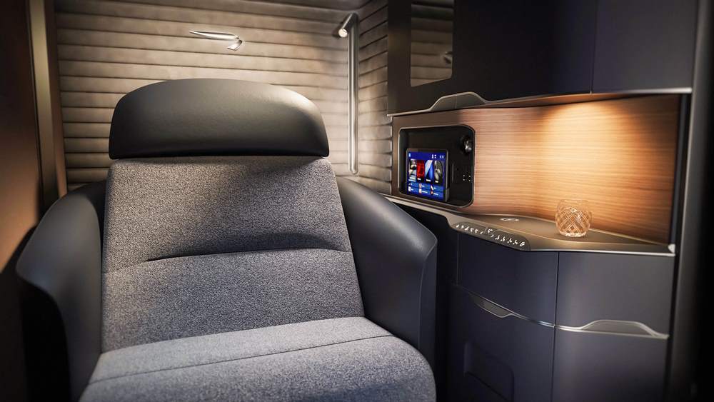 BA unveils its brand-new First class