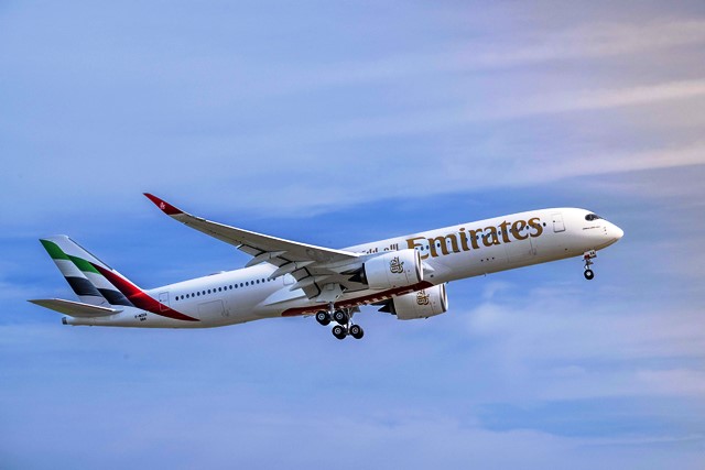 Emirates receives its first of 65 A350-900s