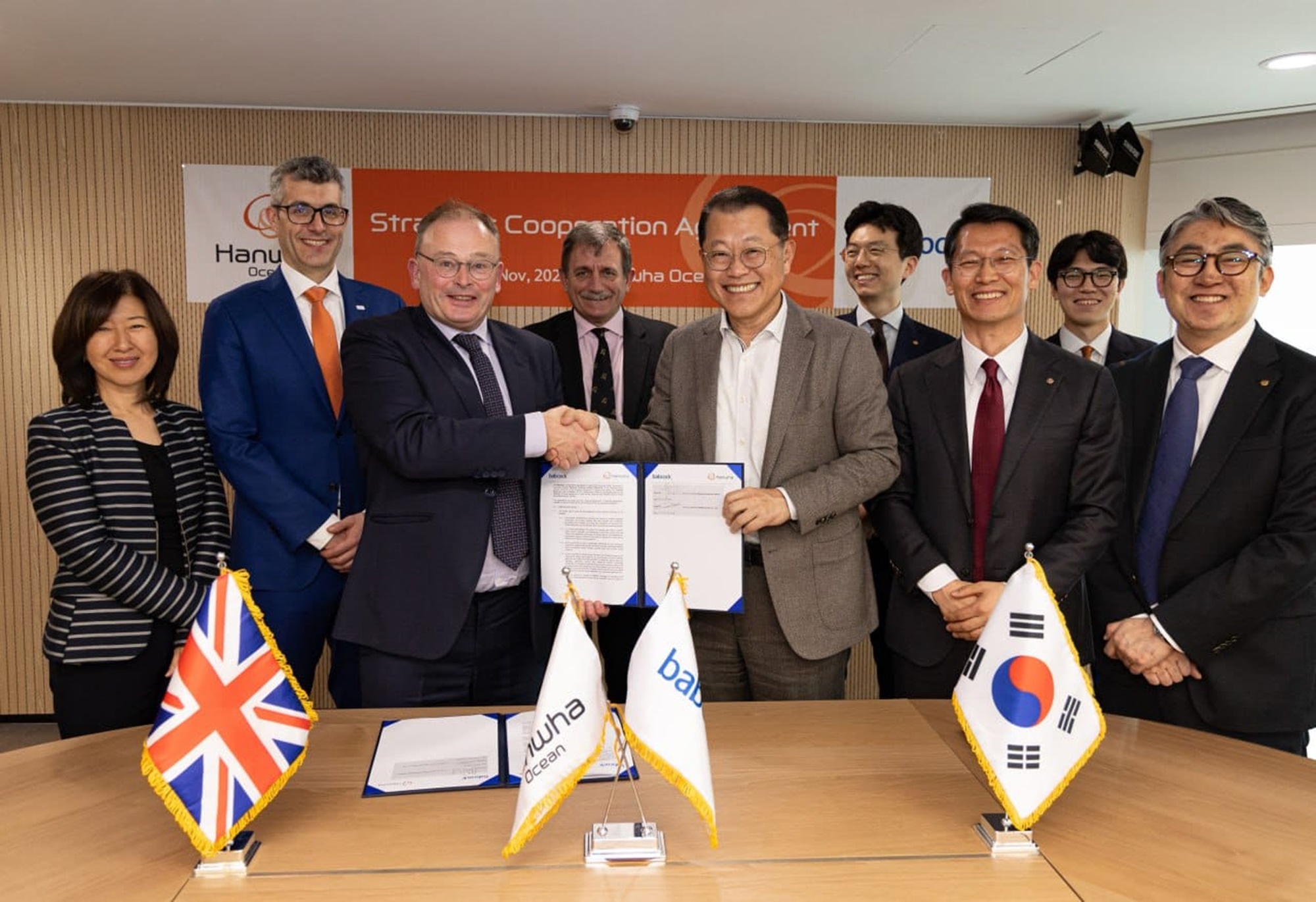 Babcock forms Strategic Partnership with Hanwha Ocean