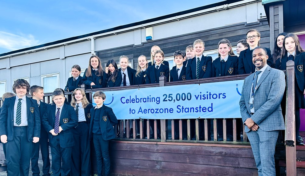 Stansted’s Aerozone welcomes 25,000th young visitor