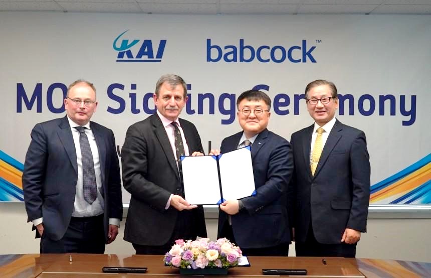 Babcock and KAI sign training and air base support MoU