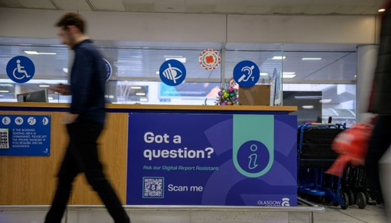 Glasgow Airport launches new AI-powered digital assistant