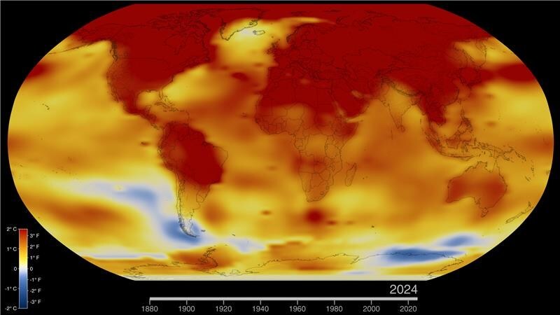 NASA confirms 2024 warmest year on record