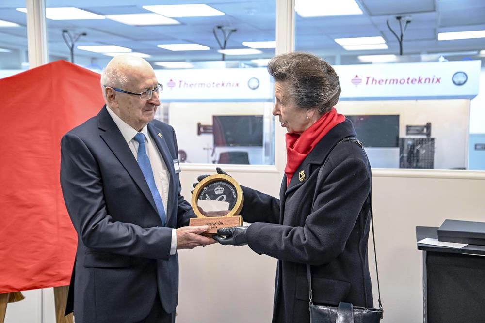 HRH The Princess Royal opens thermal imaging facility at Thermoteknix