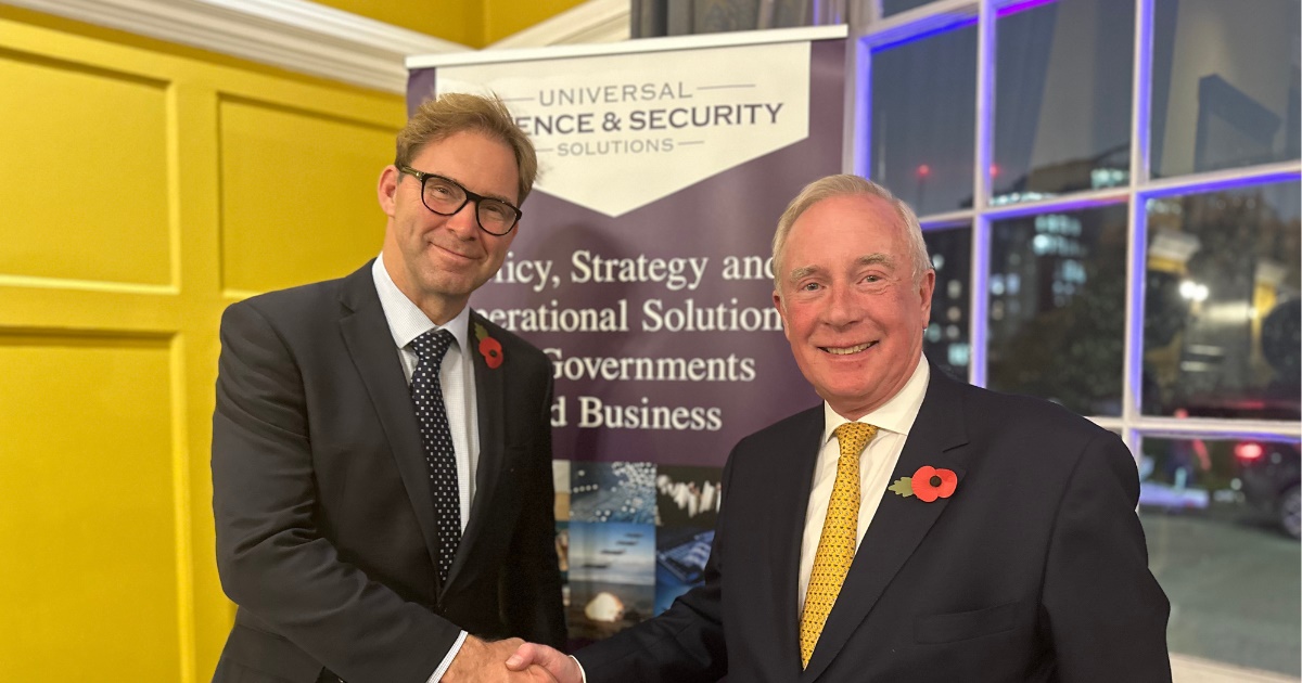 UDSS welcomes Tobias Ellwood as a strategic advisor