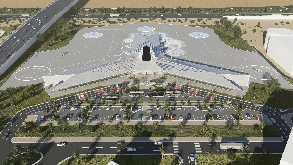 Skyports and LODD unveil vertiport design for Abu Dhabi AAM network