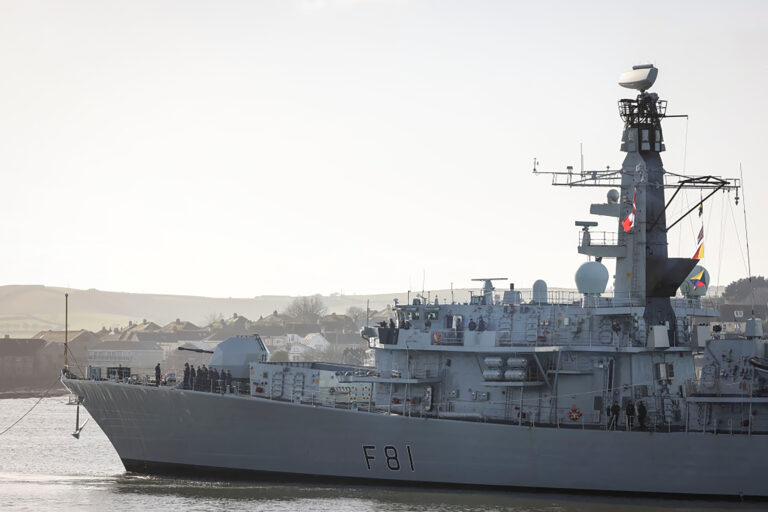 HMS Sutherland returns to sea after upgrade