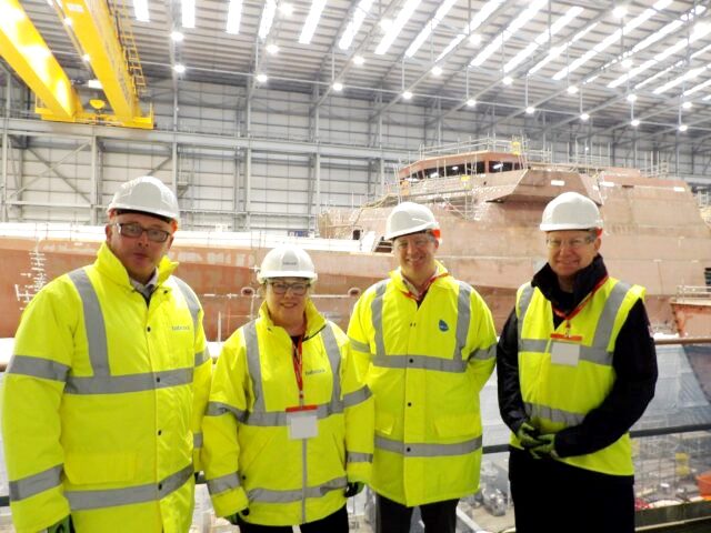 Defence Minister visits Type 31 production facilities