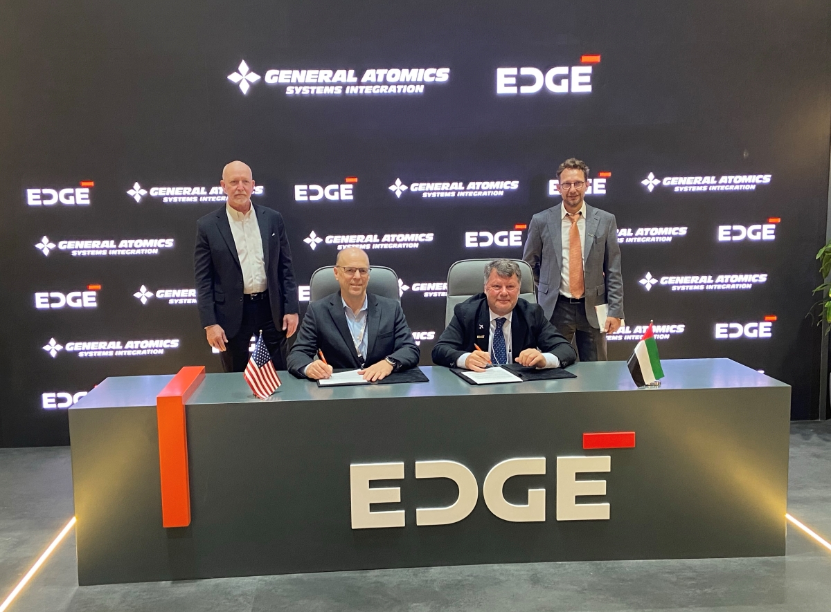 General Atomics and EDGE establish partnership at IDEX