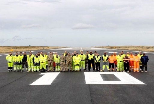 Runway repairs in Falkland Islands completed