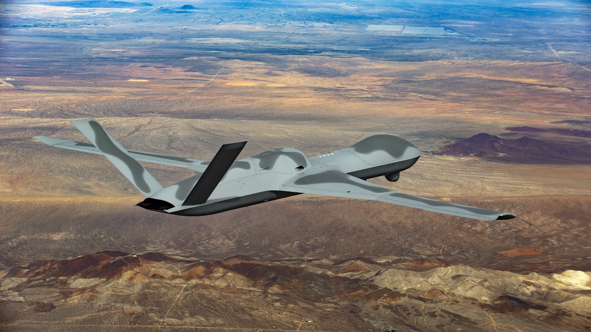 GA-ASI flies US Government autonomy software on MQ-20 Avenger